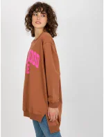 Mikina VI BL 3102.01P hnedá