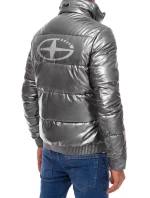 Pánska zimná bunda tmavosivá FashionStreet TX3860 Pánska zimná bunda tmavosivá FashionStreet TX3860