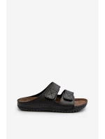 Pohodlné pánske sandále na suchý zips Inblu FM00001U black
