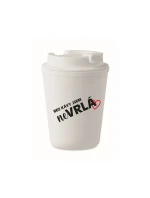 BEZ KÁVY JSEM NEVRLÁ - bílý termohrnek 300 ml