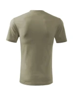 Klasické nové pánske tričko light khaki