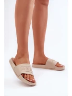 Ľahké dámske papuče Big Star OO274035 Beige