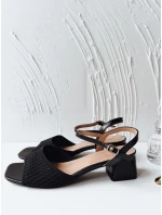 Dámske sandále OLYMIRA black FashionStreet ZY0952 Dámske sandále OLYMIRA black FashionStreet ZY0952