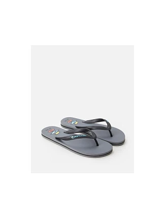 RIP CURL Icons Žabky s otvorenou špičkou sivé