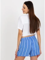 Dámske šortky D73770M61531KG modré - FPrice Dámske šortky D73770M61531KG modré - FPrice