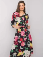 Šaty LK SK 508125.43P čierna a červená