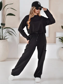 Dámske tepláky CHARM black FashionStreet AY0957