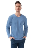 Luna 804 long/r M-2XL Z24 pánske pyžamo