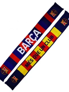 FC Barcelona N27 5004BUD27 dvojitý pletený šál