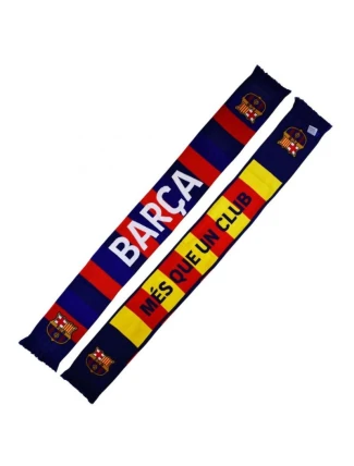 FC Barcelona N27 5004BUD27 dvojitý pletený šál
