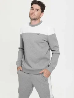 Pánska mikina Z2BQ01KBCK2 CGYH sivá/ecru - Guess