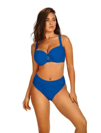 Dámske dvojdielne plavky Bayamon 6 995BM6-13 výstrih modrá - SELF