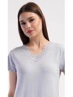 Dámska nočná košeľa s krátkym rukávom Winter