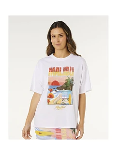 Dámske tričko RIP CURL Hayley O Heritage Tee, biele