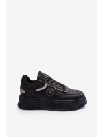 Damskie Buty Sportowe Sneakersy Big Star MM274232 Czarne
