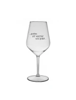 PROTOŽE BÝT ASISTENT NENÍ PRDEL - čirá nerozbitná sklenice na víno 470 ml PROTOŽE BÝT ASISTENT NENÍ PRDEL - čirá nerozbitná sklenice na víno 470 ml