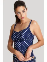 Plavky Anya Spot Balconnet Tankini Navy/ivory SW1011 - Panache Plavky Anya Spot Balconnet Tankini Navy/ivory SW1011 - Panache