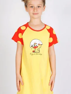 Detská nočná košeľa s krátkym rukávom Kurča