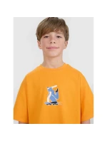 Chlapčenské tričko s potlačou 4F 4FJRSS25TTSHM2641-70S