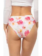 Klasické bielo-červené nohavičky Peony Simple - Julimex