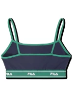 Športová podprsenka Fila Candelo tmavo modrá a zelená FAW1203 50004