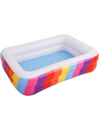 2-rodinná zaoblená 2-krúžková zaoblená umývadlová misa Rainbow 195x140x47 cm 51470