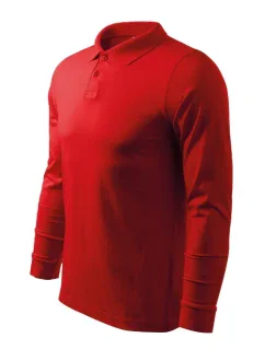 Jediná polokošeľa J. LS červená