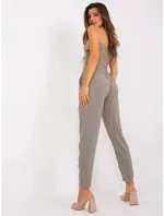 Dámske nohavice D73760M61869O Khaki - Sublevel