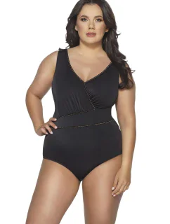 Dámske jednodielne plavky 59 čierna - AVA