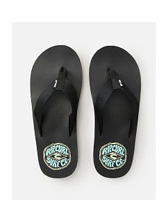 RIP CURL Bob Cush žabky s otvorenou špičkou - čierne