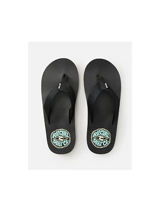 RIP CURL Bob Cush žabky s otvorenou špičkou - čierne RIP CURL Bob Cush žabky s otvorenou špičkou - čierne