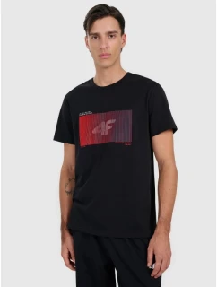 Pánske tričko s potlačou 4F 4FRAW25TTSHM3224-20S