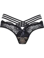 Čipkované tangá V-9018 čierna - Axami Čipkované tangá V-9018 čierna - Axami