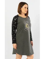 Dámska nočná košeľa s dlhým rukávom The moon Dámska nočná košeľa s dlhým rukávom The moon