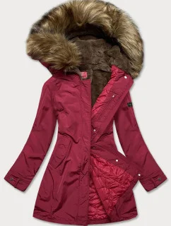 Dámska zimná bunda červená (m21309)