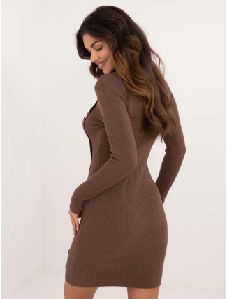 Šaty AT SK 2345 2.32 hnedé