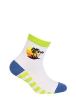 Chlapčenské vzorované ponožky Wola U24.P01;W24.P01 21-26 Chlapčenské vzorované ponožky Wola U24.P01;W24.P01 21-26