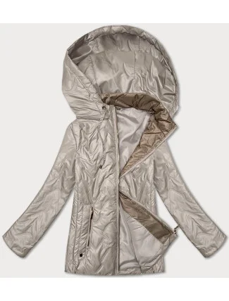 Dámska prešívaná bunda S'West s odnímateľnou kapucňou Light Beige (B8356-70) Dámska prešívaná bunda S'West s odnímateľnou kapucňou Light Beige (B8356-70)
