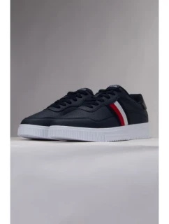 Topánky Tommy Hilfiger Supercup Leather Stripes M FM0FM04824 DW5