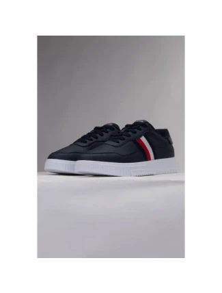 Topánky Tommy Hilfiger Supercup Leather Stripes M FM0FM04824 DW5