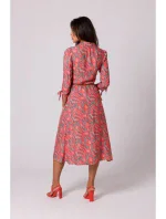 B259 Košeľové šaty na gombíky - model 1