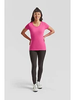 Fruit of the Loom Lady-Fit Iconic 195 T Dámske tričko z hustej bavlny 16.1424 tmavomodré