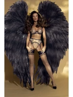 Podprsenka V-10801 béžovo-čierna - Axami