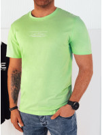 Pánske tričko s potlačou, zelené Dstreet RX5472