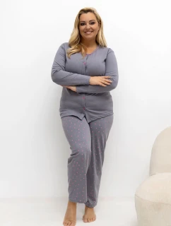 Pohodlné pyžamo pre plnoštíhly model 221198 Forever Pink