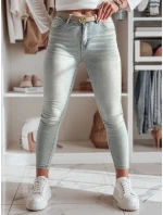 Dámske úzke džínsy SKINNIUP svetlo modré FashionStreet UY2324
