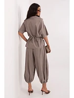 Šnúrové nohavice model 226227 Taliansko Moda