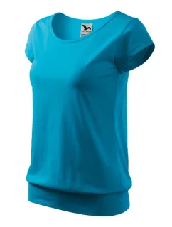 Dámske tričko City tyrkysová