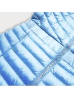 Svetlomodrá vypasovaná dámska bunda (GT-212)