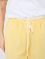 Nohavice MI SP P6845.68 svetložltá